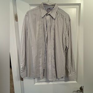 Robert Graham Striped Gray Men's Shirt